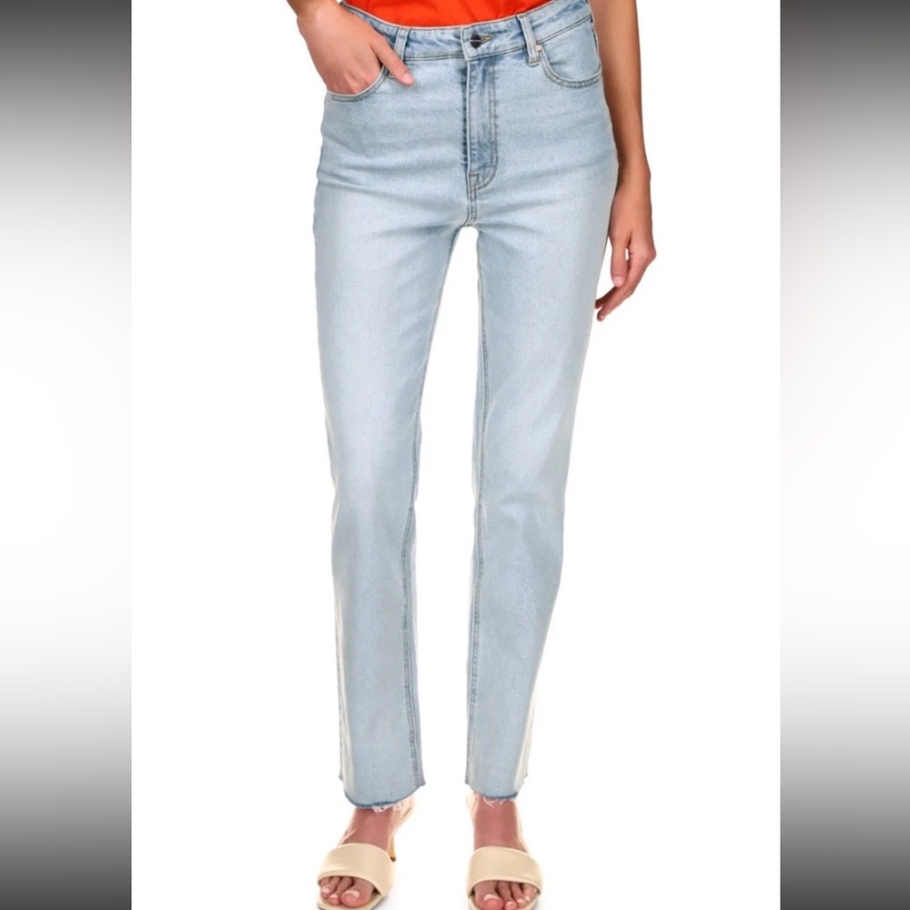 😍Sanctuary High Waist Straight Leg Jeans In Cascade Size 32